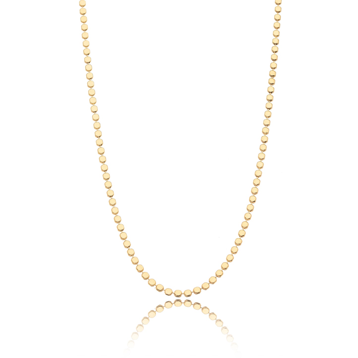18K Gold Plated Dot Necklace 40cm