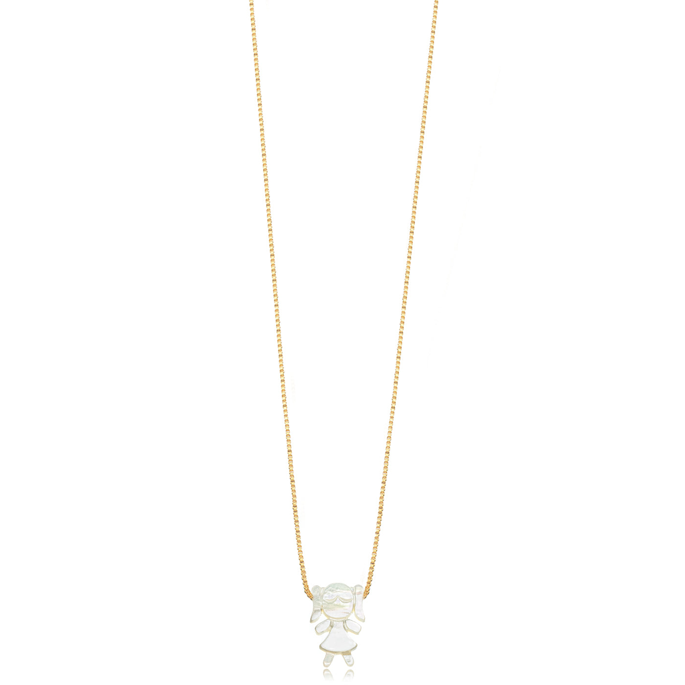 18K Gold Plated Girl Necklace