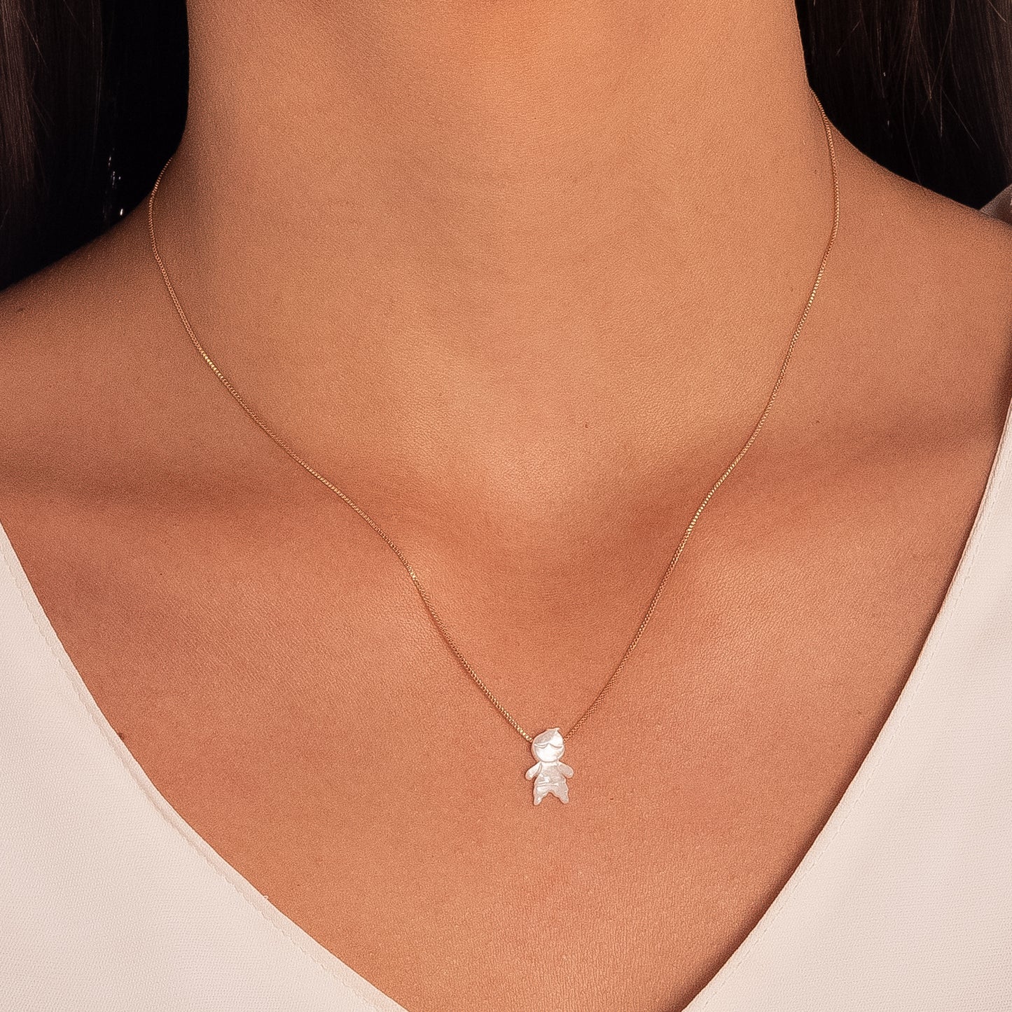 18K Gold Plated Boy Necklace