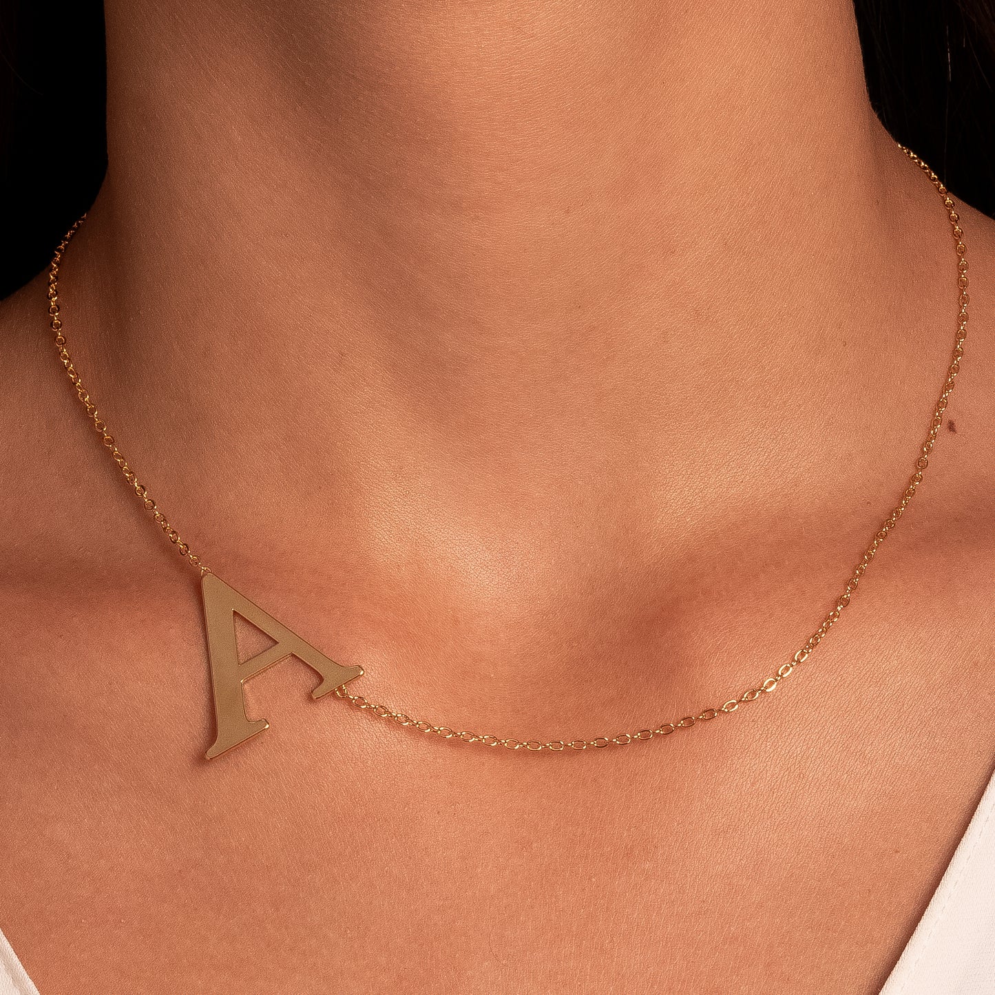 18K Gold Plated Letter Necklace