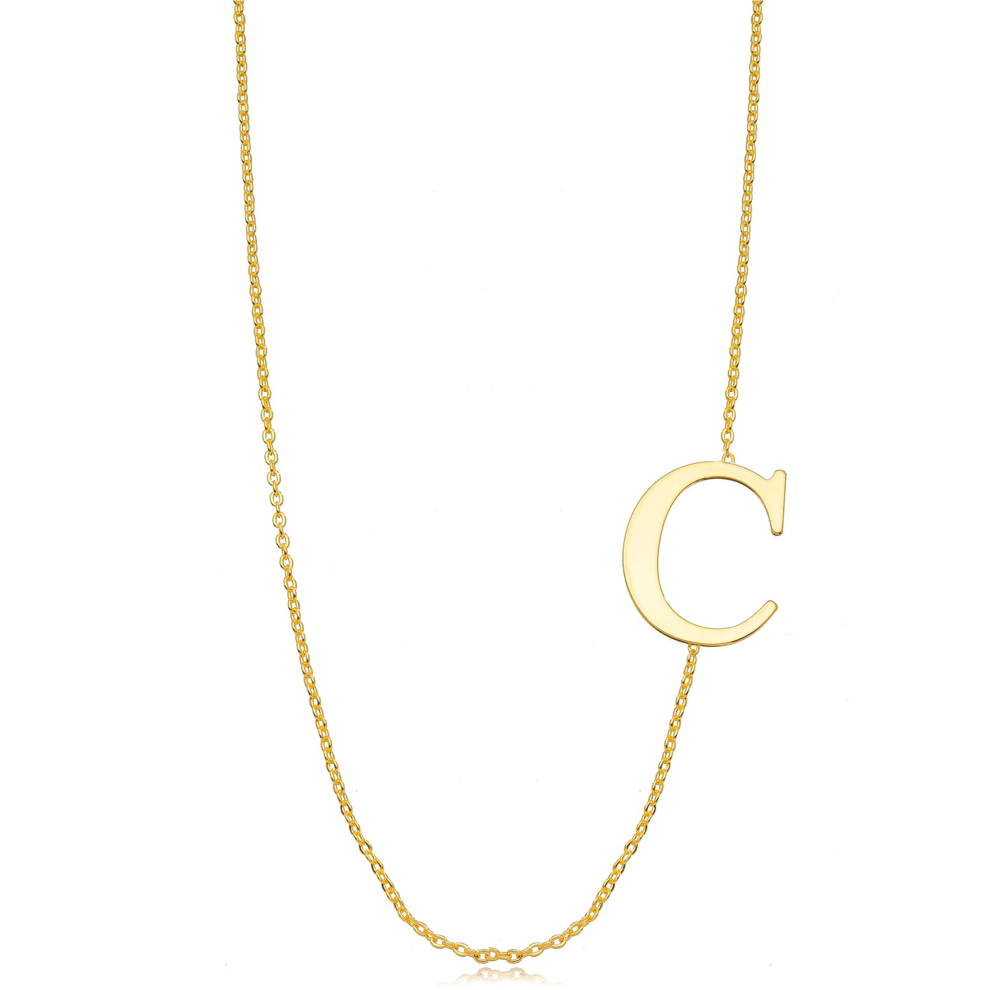 18K Gold Plated Letter Necklace