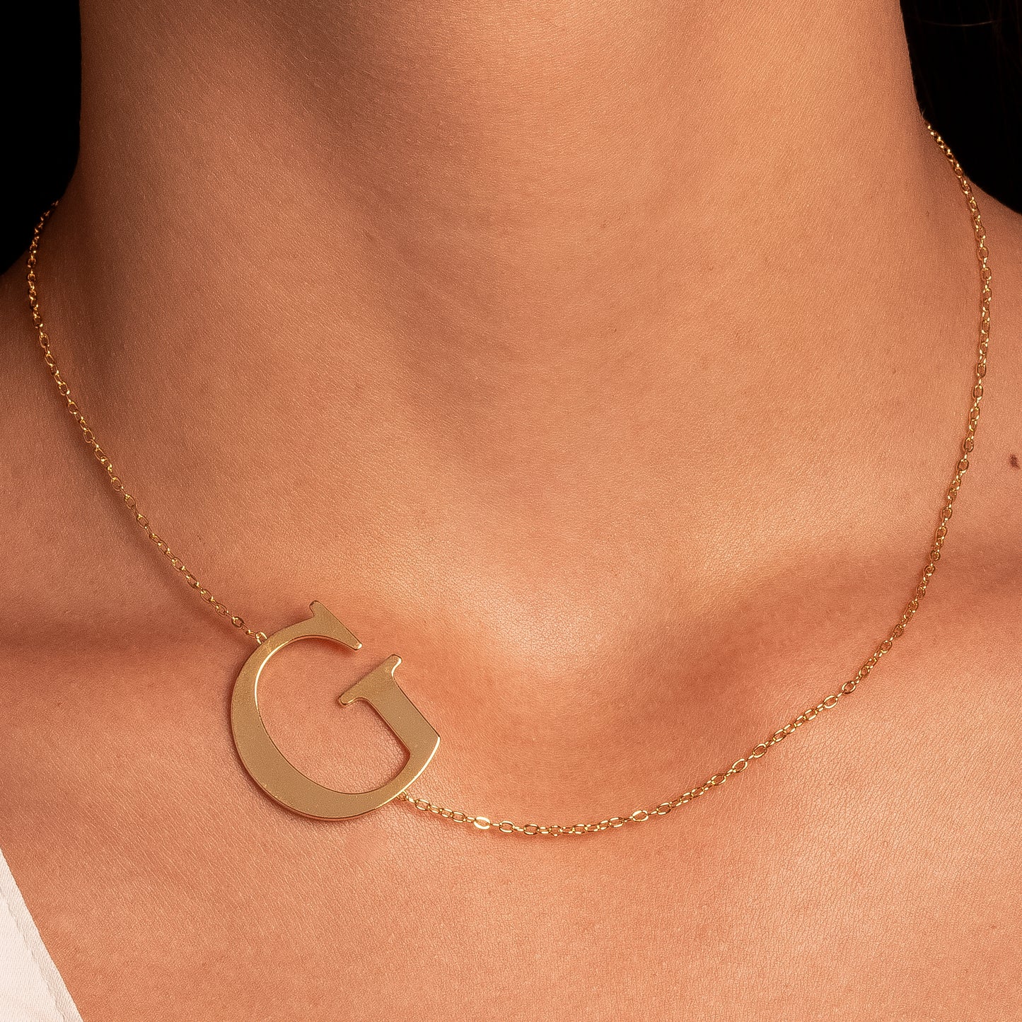 18K Gold Plated Letter Necklace