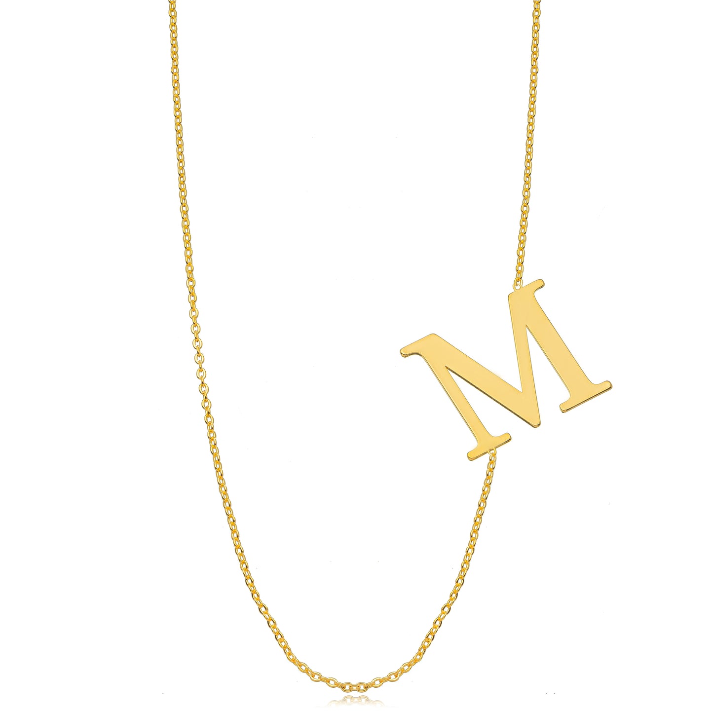 18K Gold Plated Letter Necklace