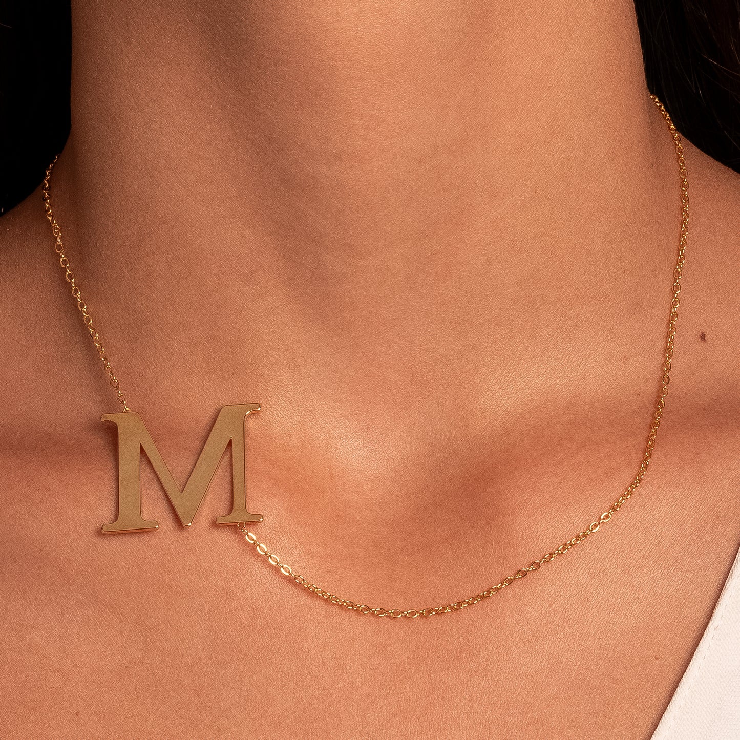 18K Gold Plated Letter Necklace