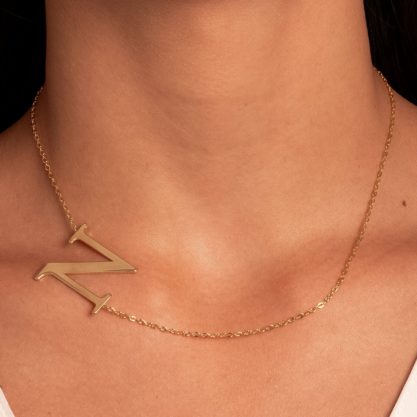 18K Gold Plated Letter Necklace