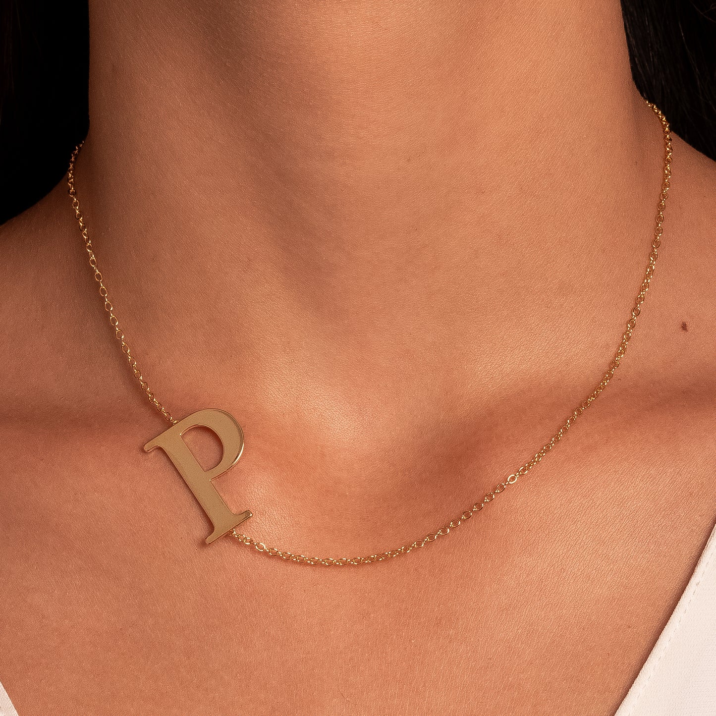 18K Gold Plated Letter Necklace