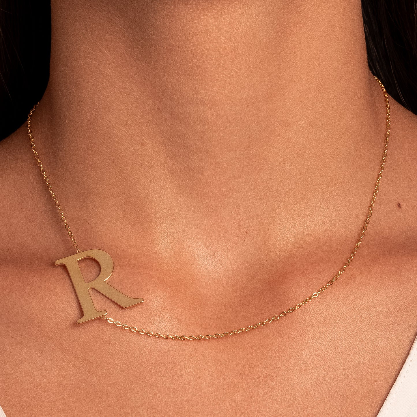 18K Gold Plated Letter Necklace