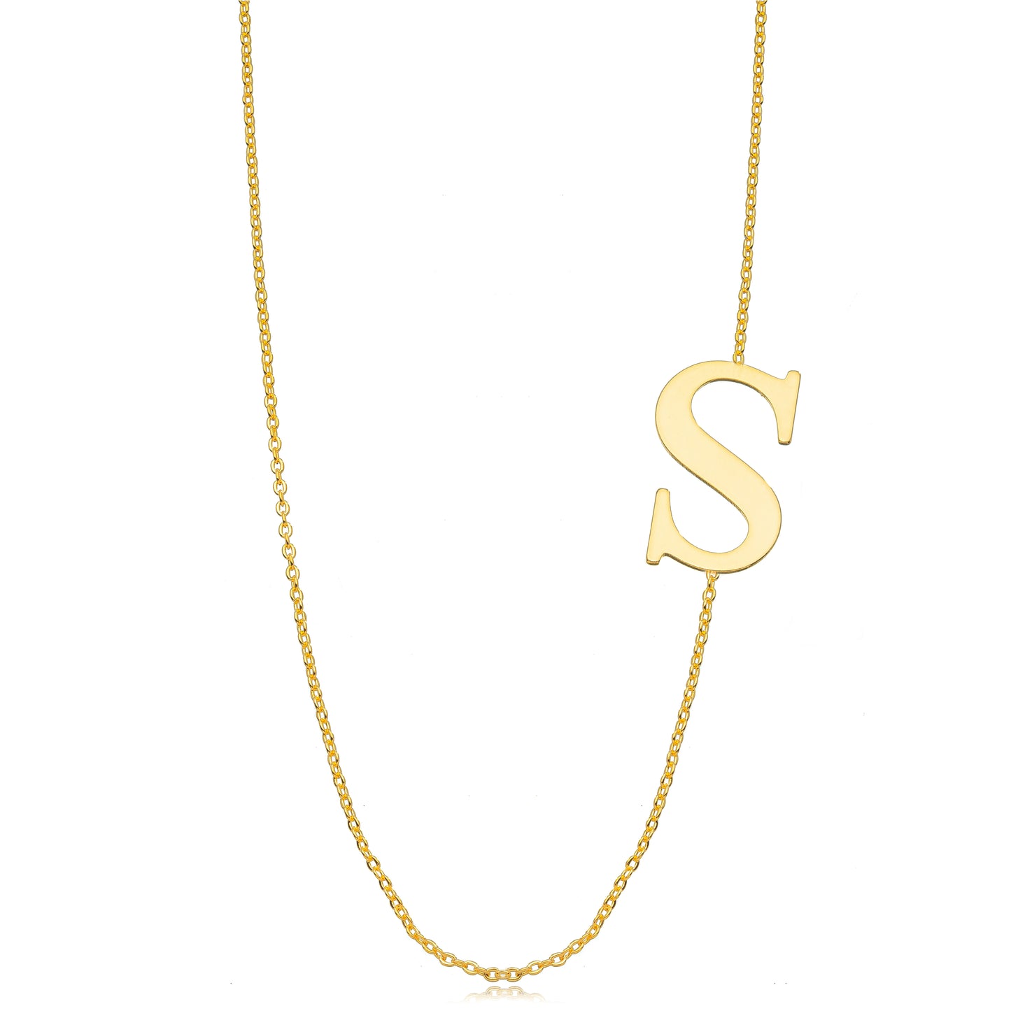 18K Gold Plated Letter Necklace