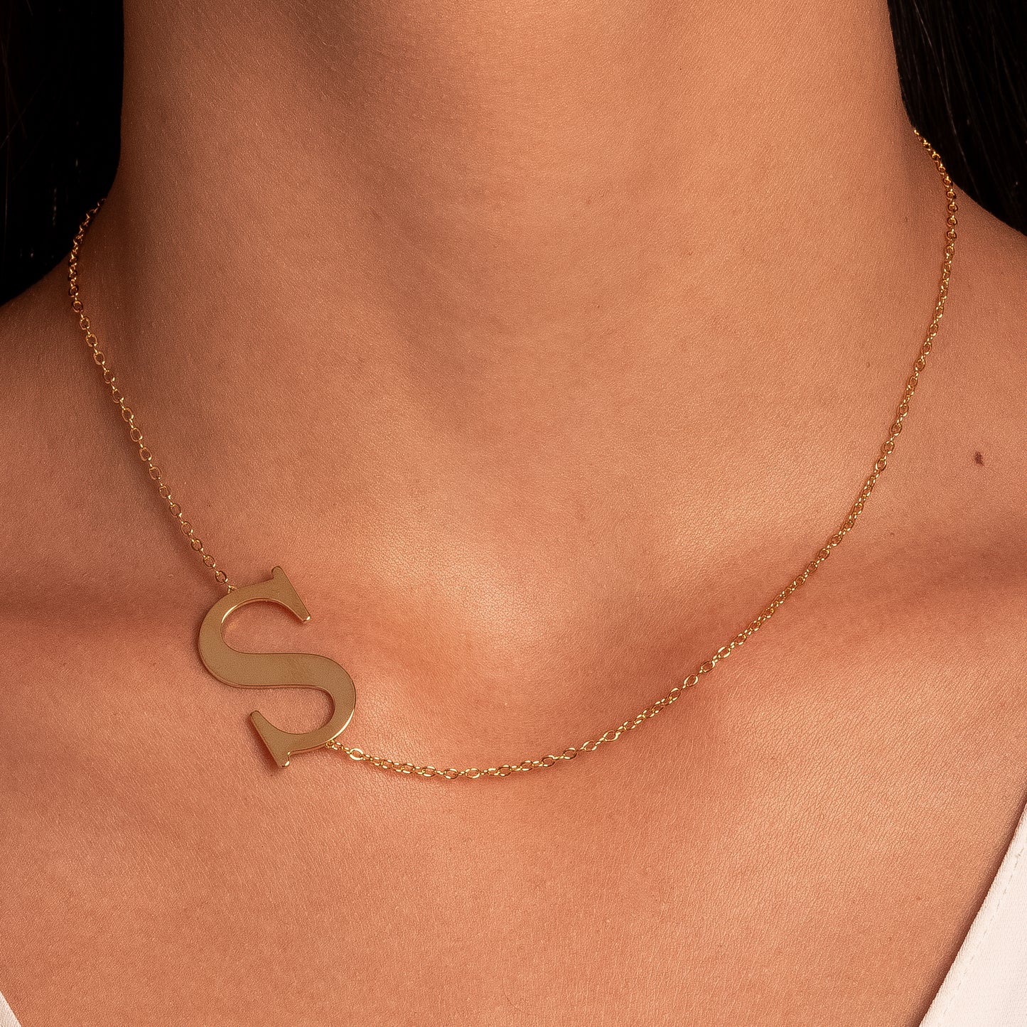18K Gold Plated Letter Necklace