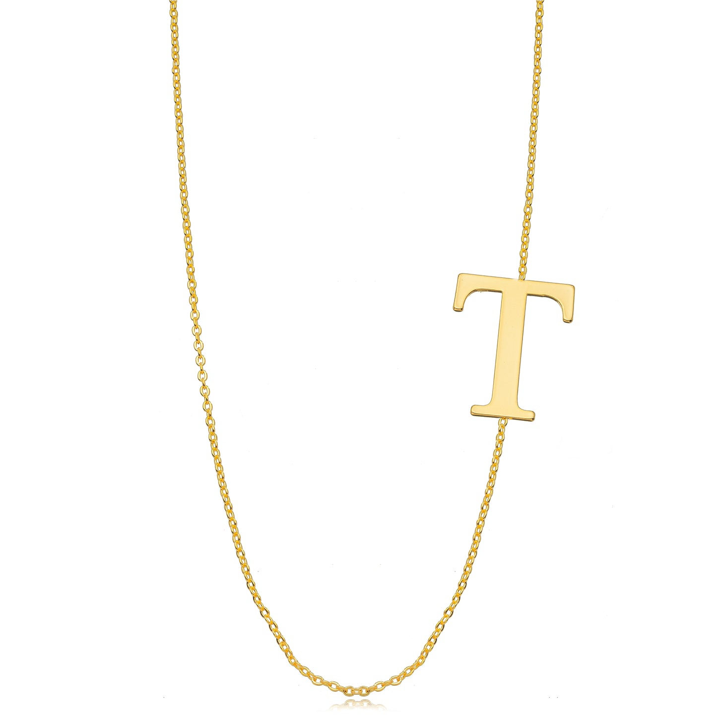18K Gold Plated Letter Necklace