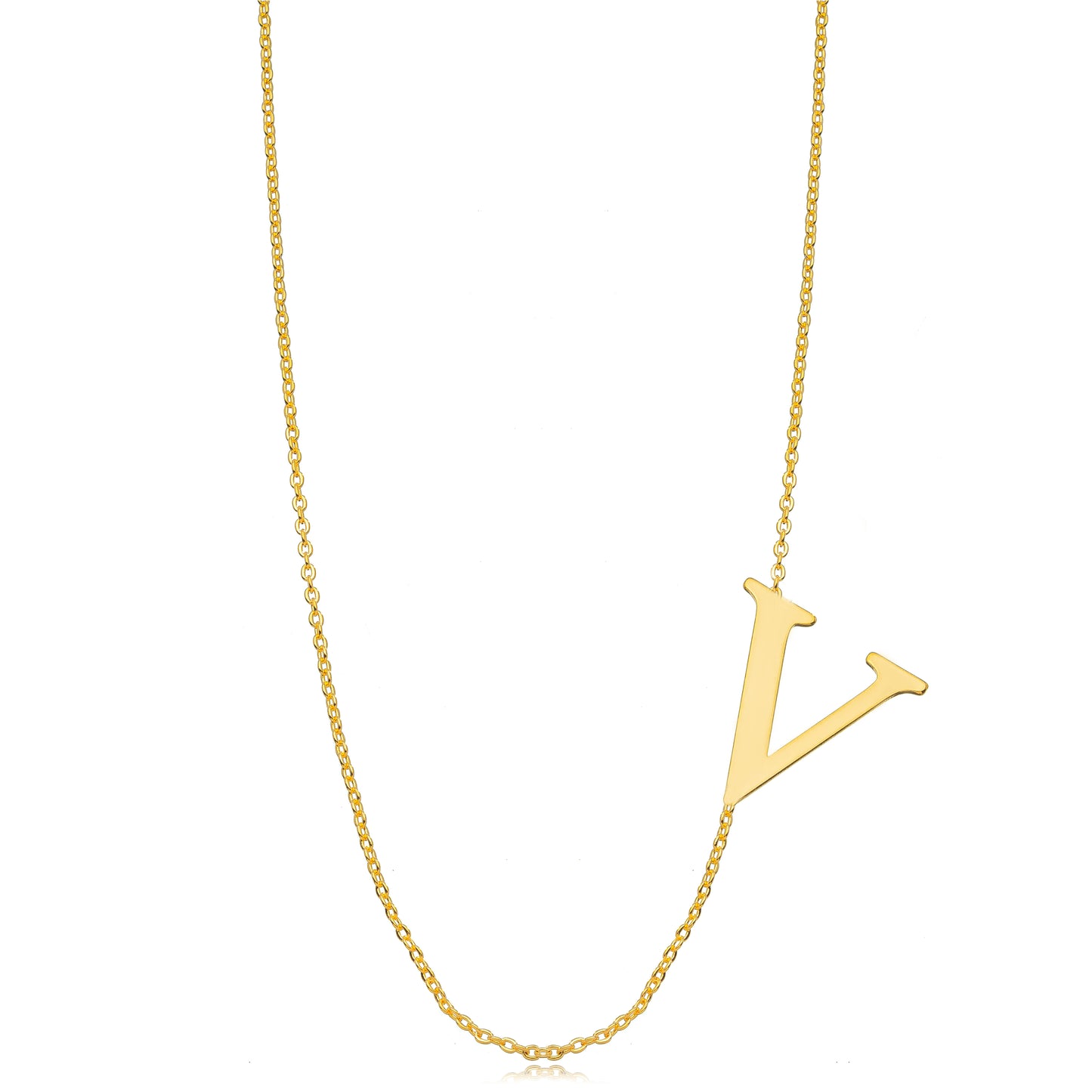 18K Gold Plated Letter Necklace