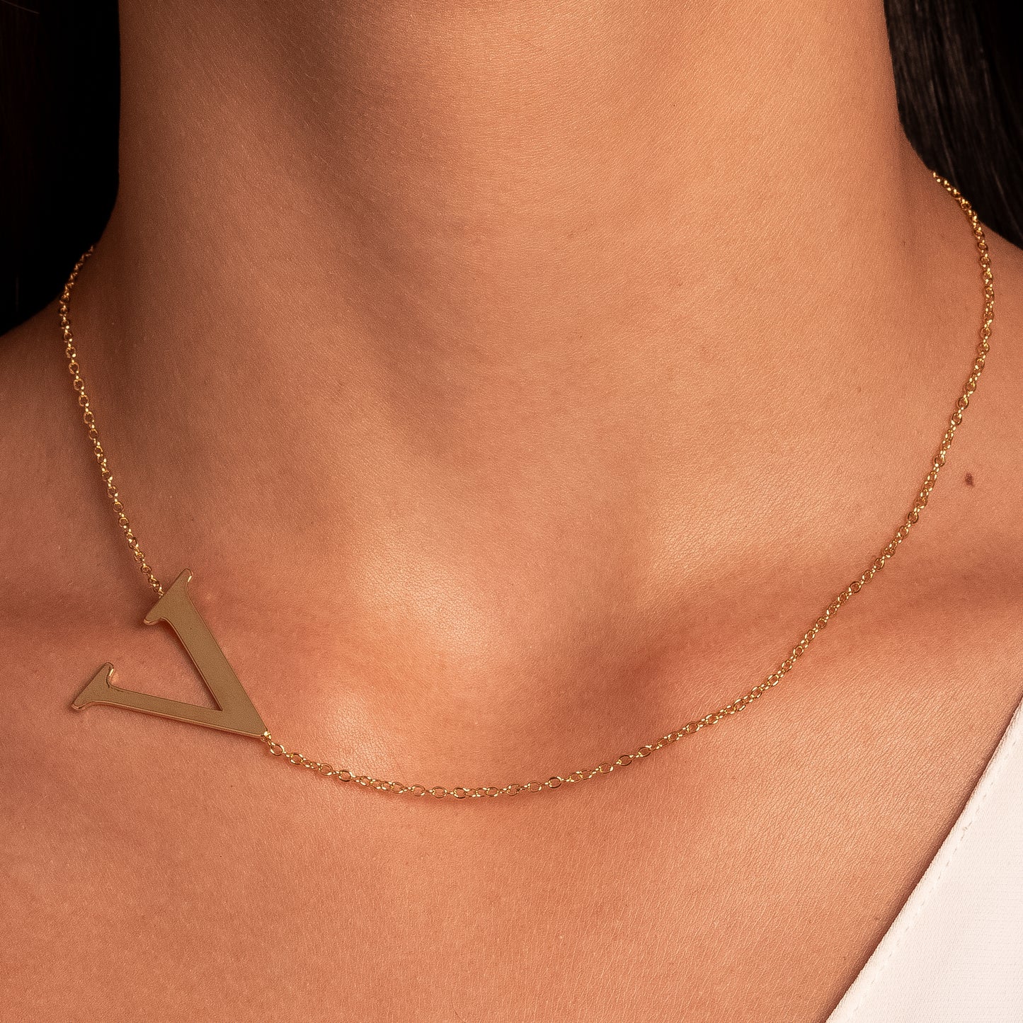 18K Gold Plated Letter Necklace
