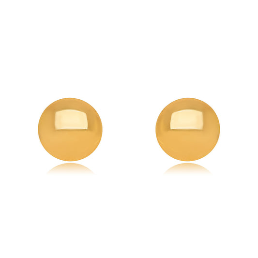 Small Ball 18K Gold Plated Earrings