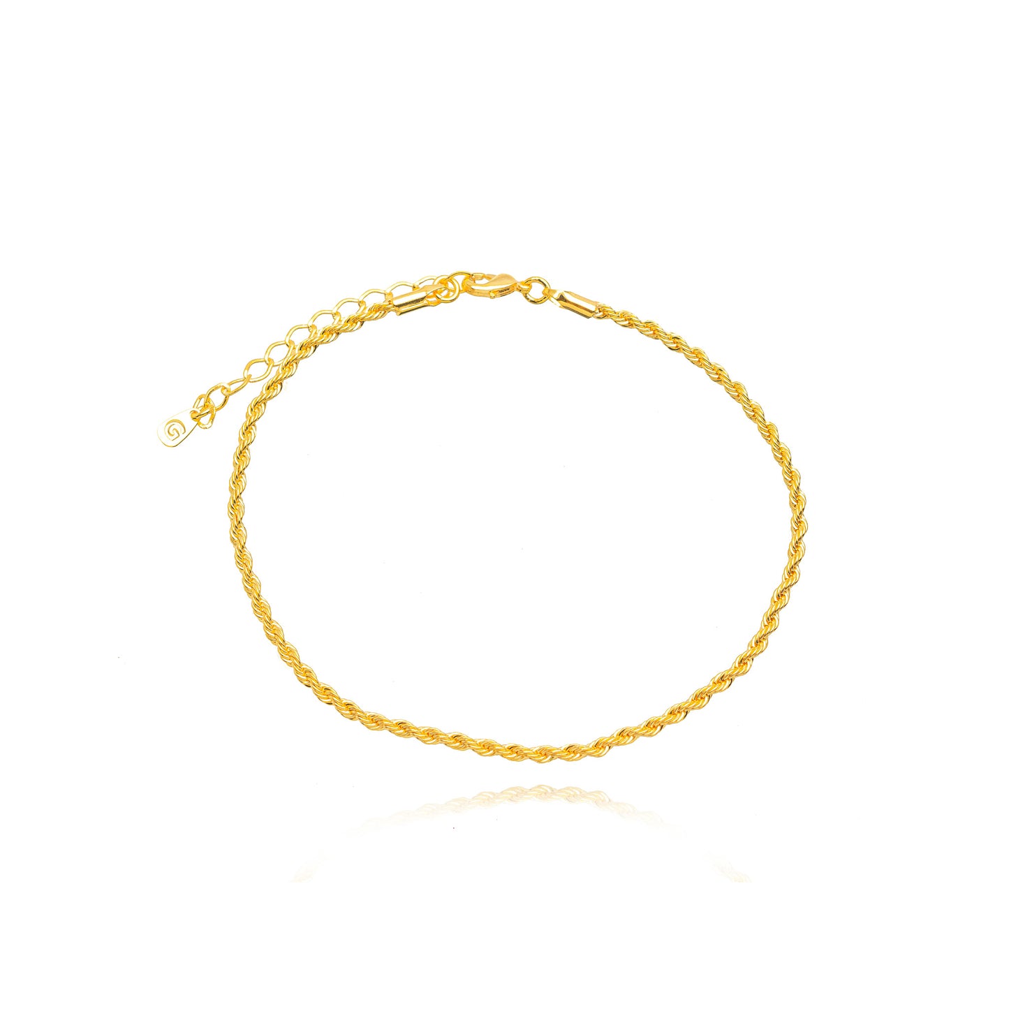 18K Gold Plated Rope Anklet