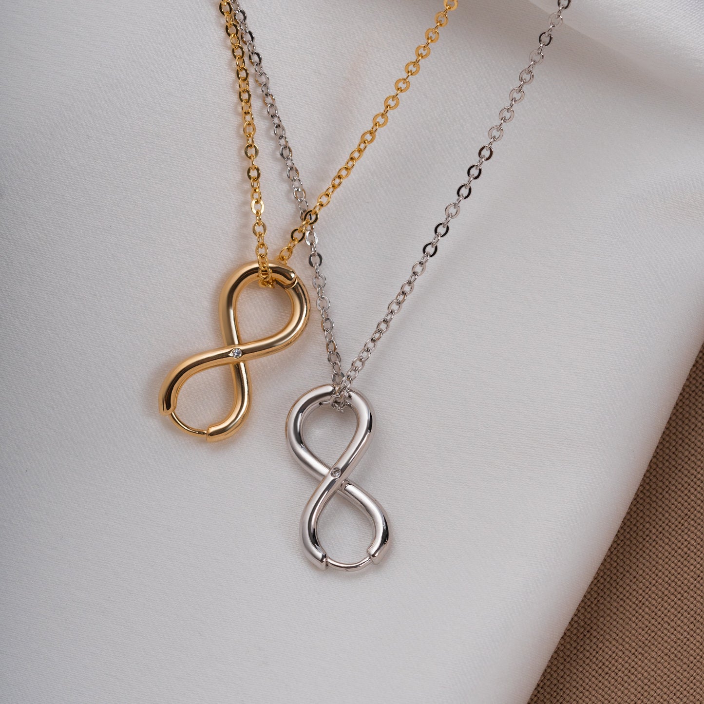 18K Gold Plated Infinite Necklace