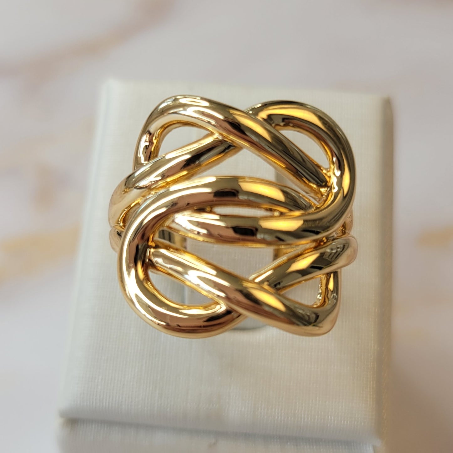 18K Gold Plated Infinite Ring