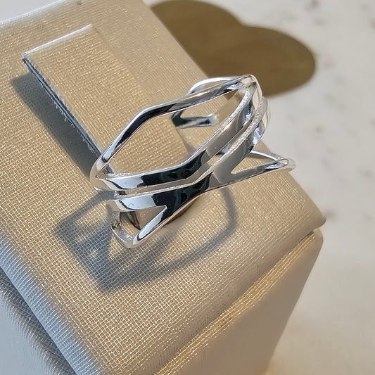 Silver 925 Plated Delicate Ring