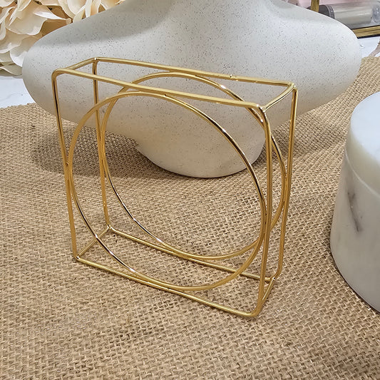 18K Gold Plated Square Bangle Bracelet