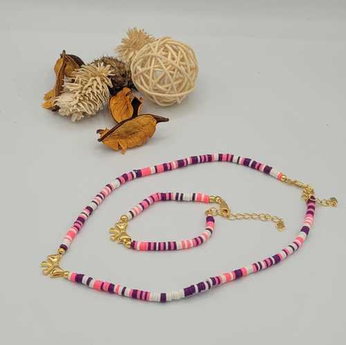 18K Gold Plated Kids Polymer Disc Kids Set