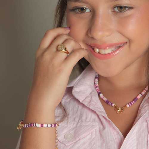 18K Gold Plated Kids Polymer Disc Kids Set