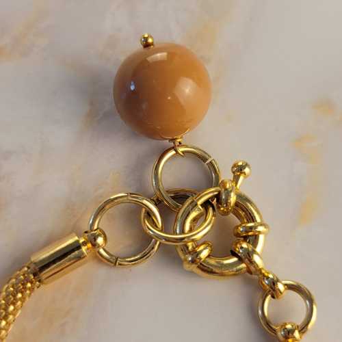 18K Gold Plated Colorful Charms Bracelet