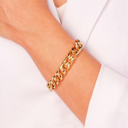 18K Gold Plated Cuban Link Bracelet