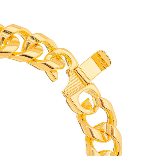 18K Gold Plated Cuban Link Bracelet