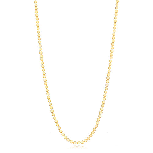 18K Gold Plated Dots Necklace 45cm