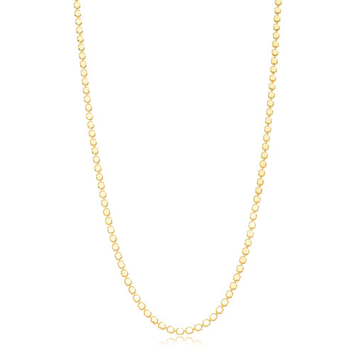 18K Gold Plated Dot Necklace 55cm