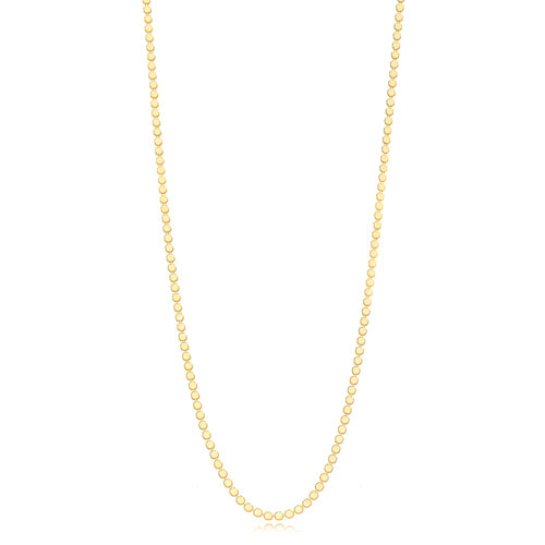 18K Gold Plated Dot Necklace 70cm