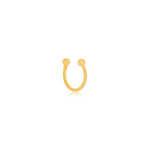 18K Gold Plated Delicate Fake Piercing Earrings