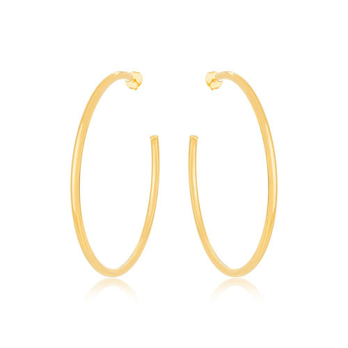 18K Gold Plated Large Hoops Earrings