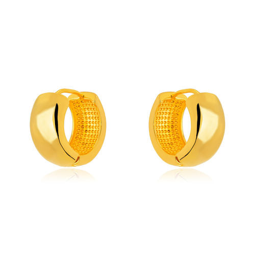 18K Gold Plated Hoops Bold Earring