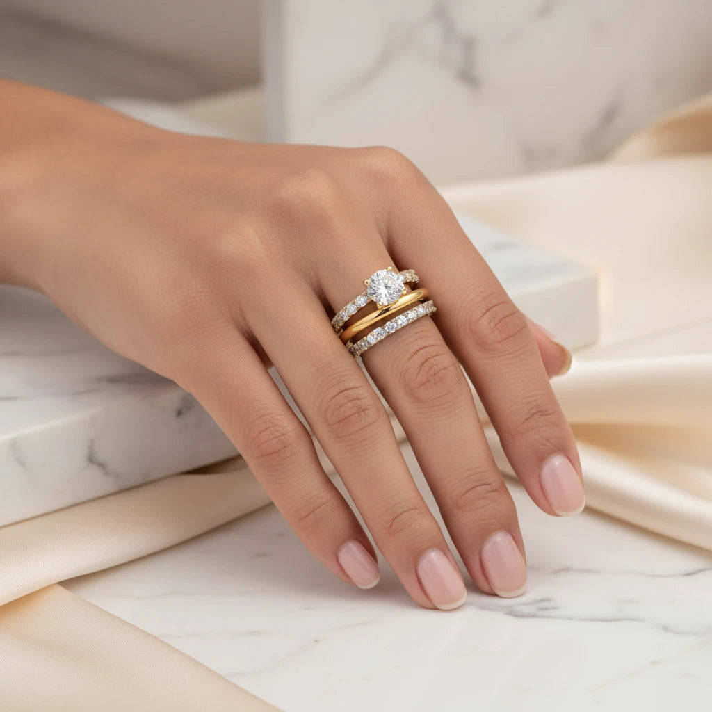 Detachable Ring Set IV - 18K Gold Plated
