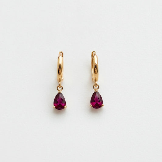 Tiny Drop Click for Kids Earrings - 18K Gold Plated