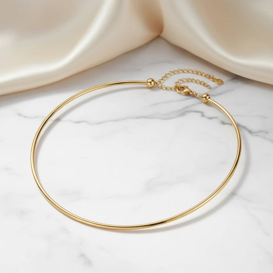 Customizable Wire Choker - 18K Gold Plated