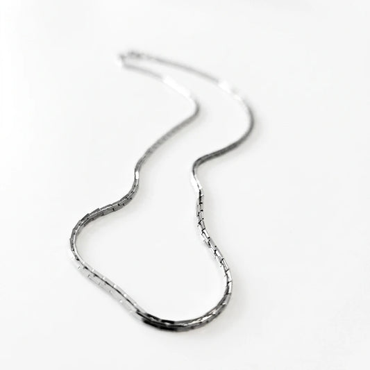 White Rhodium Plated Necklace
