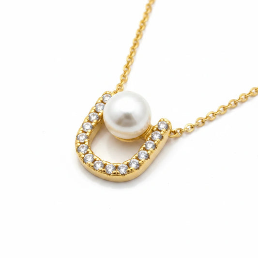 Delicate Pearl Necklace - 18K Gold Plated
