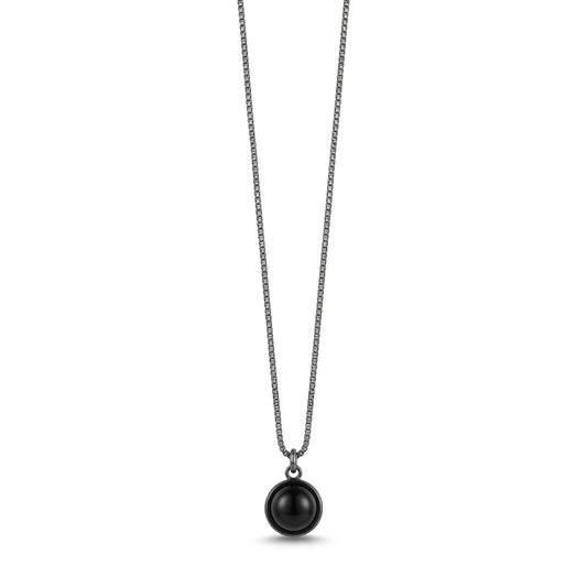 Boy's Necklace 45cm - Black Rhodium Plated