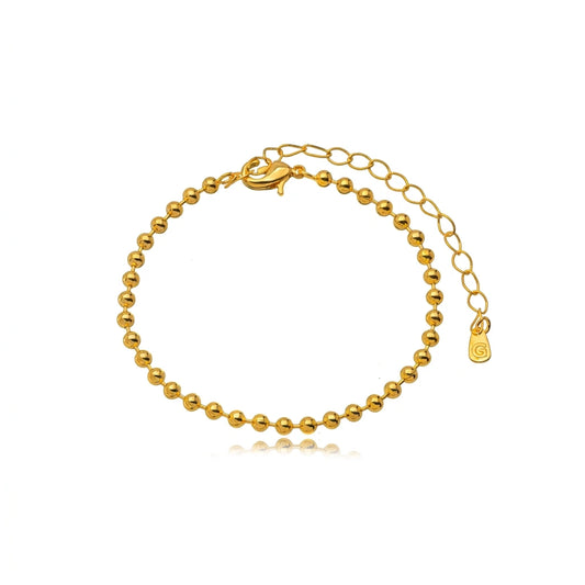 Delicate Mini Balls Bracelet - 18K Gold Plated