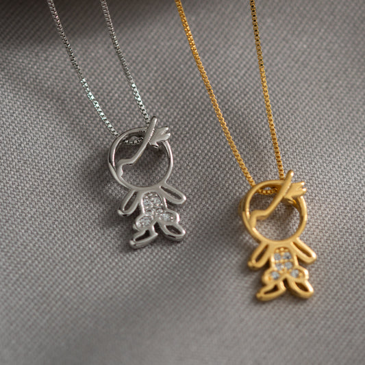 18K Gold Plated Boy Necklace