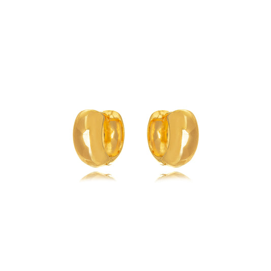 18K Gold Plated Small Hoops Bold Earring