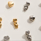Boy Studded Zirconia Pendant - White Rhodium Plated