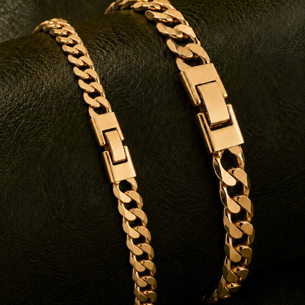 Link Bracelet - Men - 18K Gold Plated