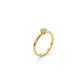 Solitaire Zirconia Ring - 18K Gold Plated