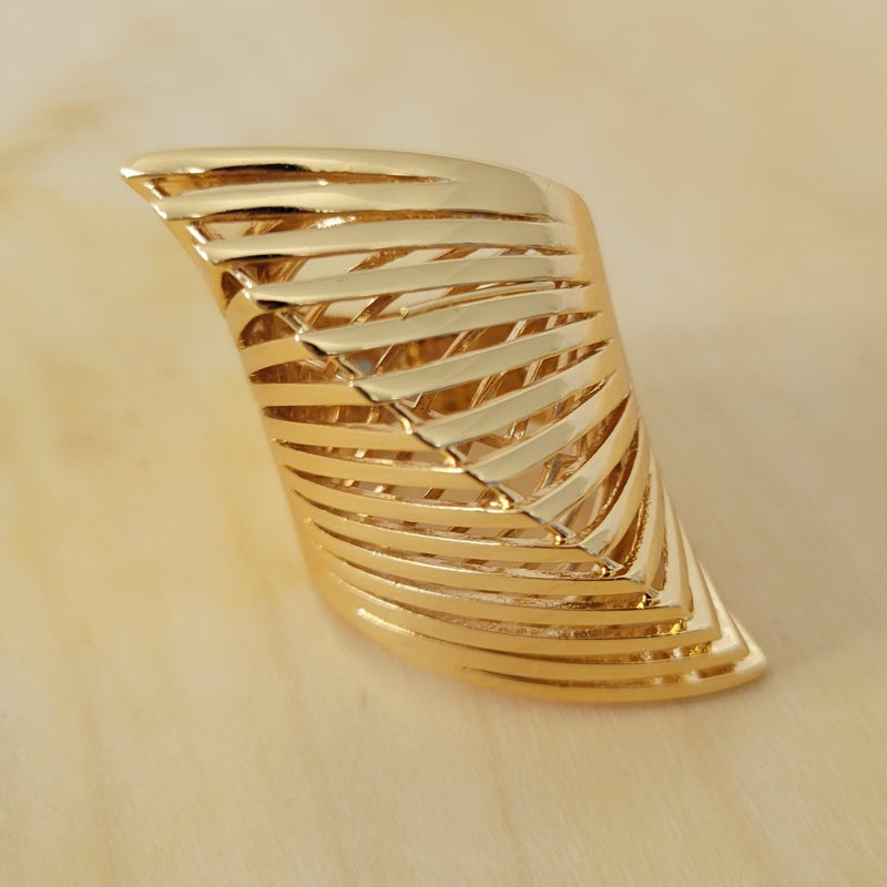 18K Gold Plated Statement Ring