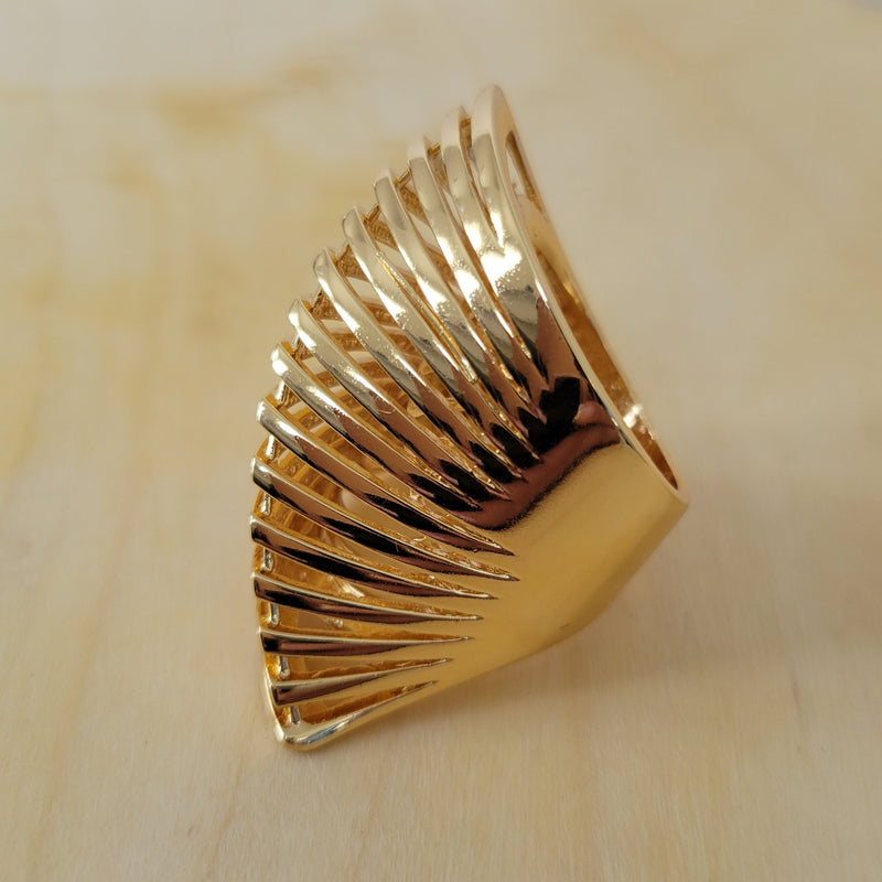 18K Gold Plated Statement Ring