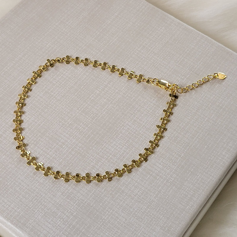 18K Gold Plated Anklet