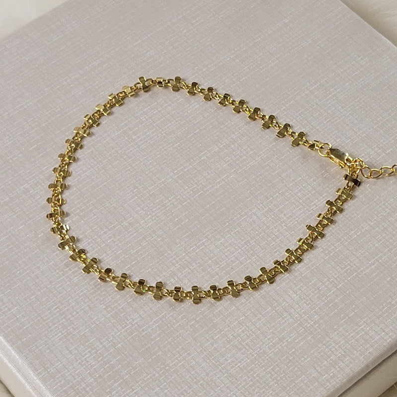 18K Gold Plated Anklet