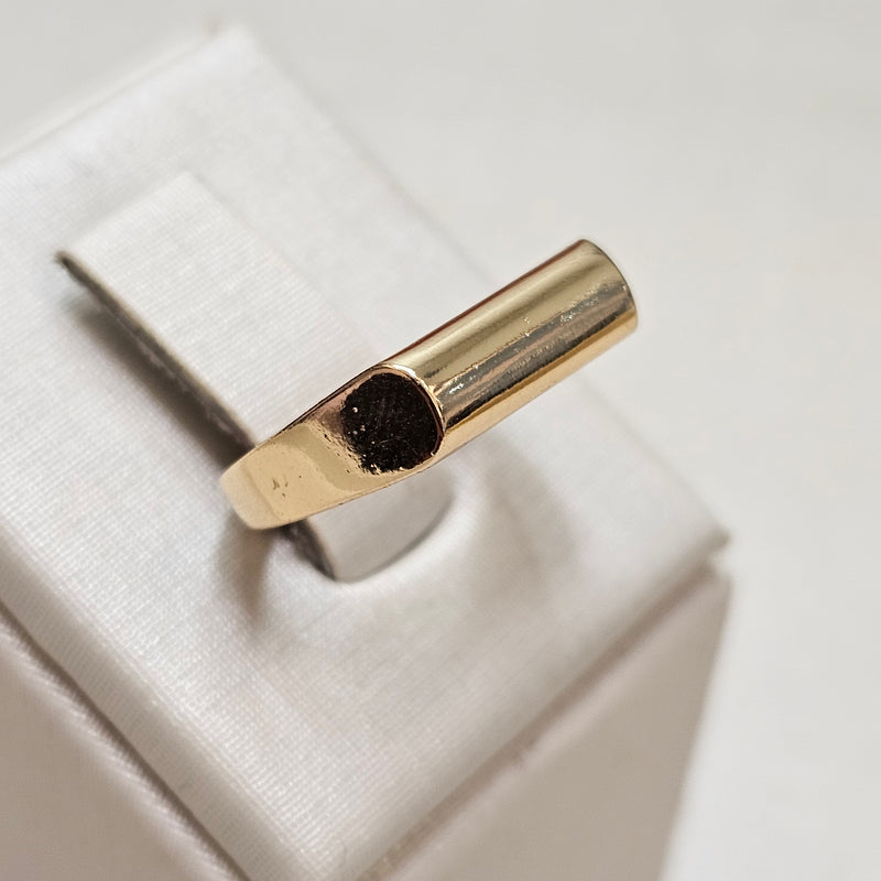 18K Gold Plated Square Band Ring